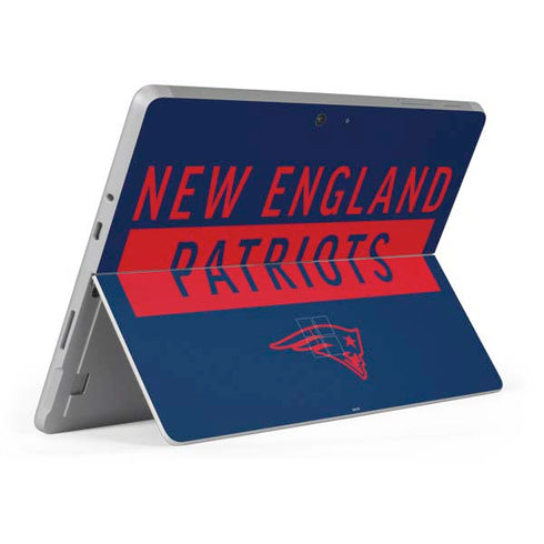NFL New England Patriots Blue Performance Series Surface Go Skin