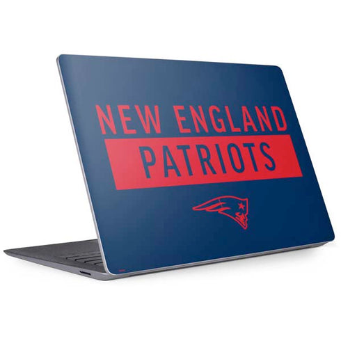 NFL New England Patriots Blue Performance Series Surface Laptop 3 13.5in Skin