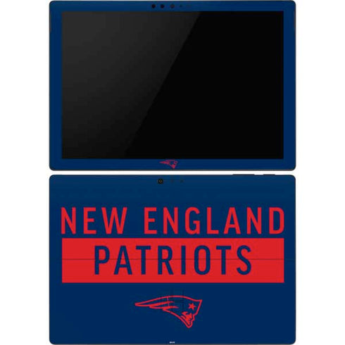 NFL New England Patriots Blue Performance Series Surface Pro 6 Skin