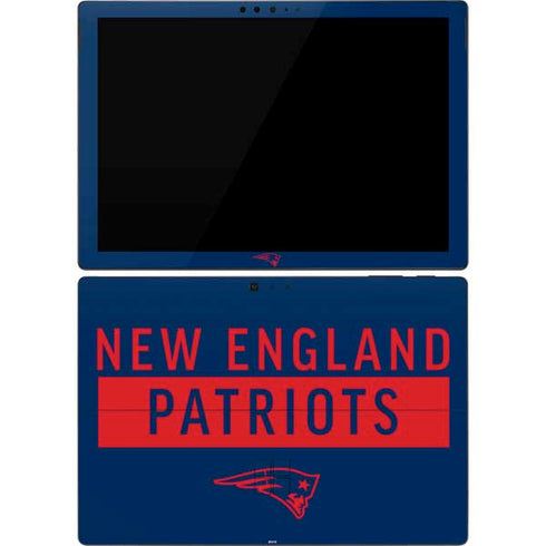NFL New England Patriots Blue Performance Series Surface Pro 7 Skin
