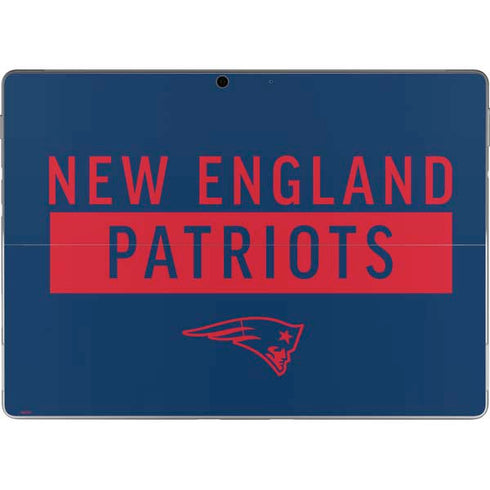 NFL New England Patriots Blue Performance Series Surface Pro 8 Skin