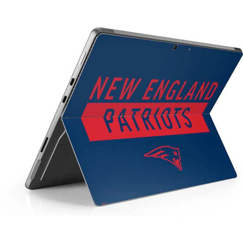 NFL New England Patriots Blue Performance Series Surface Pro 8 Skin