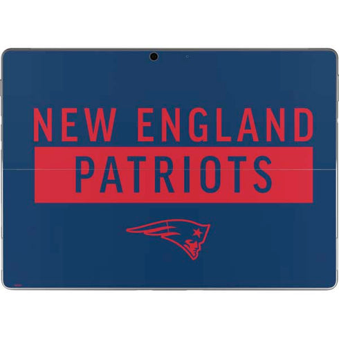 NFL New England Patriots Blue Performance Series Surface Pro 9 Skin