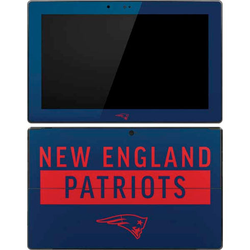 NFL New England Patriots Blue Performance Series Surface Pro Tablet Skin