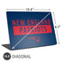 NFL New England Patriots Blue Performance Series Universal Laptop 16.6in (13.4 x 9.7in) Skin