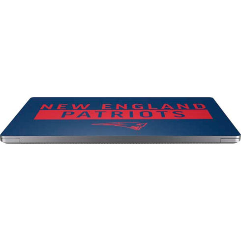 NFL New England Patriots Blue Performance Series Universal Laptop 16in (13 x 9.4in) Skin