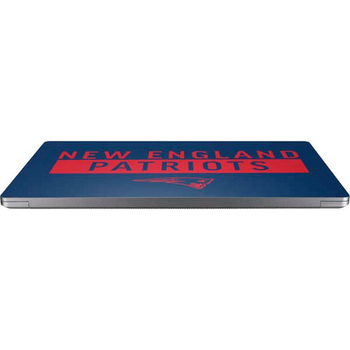 NFL New England Patriots Blue Performance Series Universal Laptop 17in (13.8 x 10in) Skin