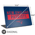 NFL New England Patriots Blue Performance Series Universal Laptop 18in (14.6 x 10.6in) Skin