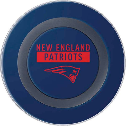 NFL New England Patriots Blue Performance Series Wireless Charger Skin