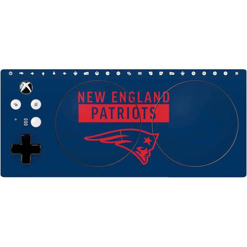 NFL New England Patriots Blue Performance Series Xbox Adaptive Controller Skin