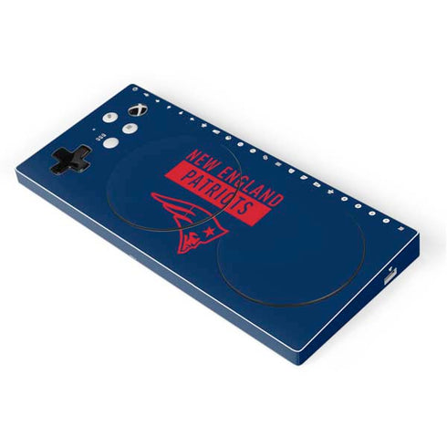 NFL New England Patriots Blue Performance Series Xbox Adaptive Controller Skin