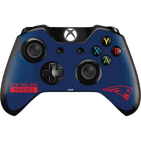 NFL New England Patriots Blue Performance Series Xbox One Controller Skin