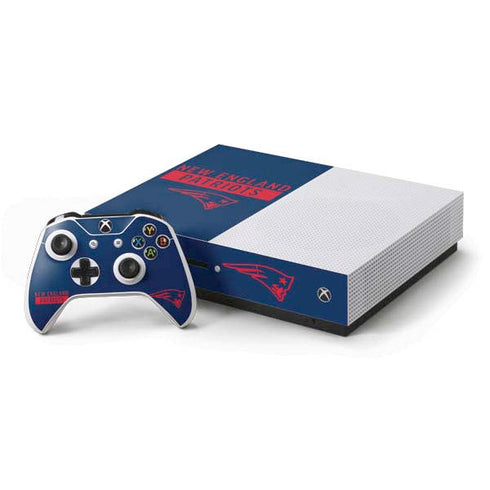 NFL New England Patriots Blue Performance Series Xbox One Skins