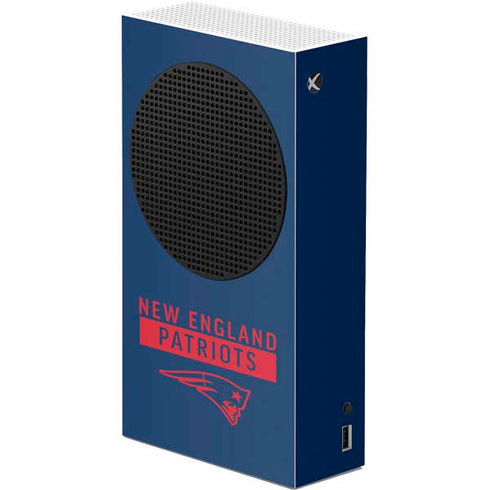 NFL New England Patriots Blue Performance Series Xbox Series S Console Skin