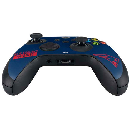 NFL New England Patriots Blue Performance Series Xbox Series X Controller Skin