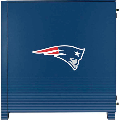 NFL New England Patriots Breakaway Corsair 4000D Tempered Glass Mid-Tower ATX Case Skin