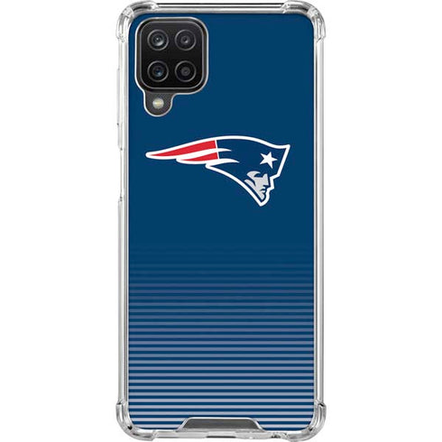NFL New England Patriots Breakaway Galaxy A12 Clear Case