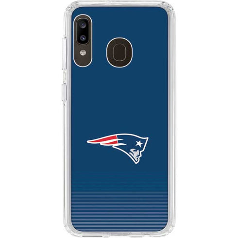 NFL New England Patriots Breakaway Galaxy A20 Clear Case
