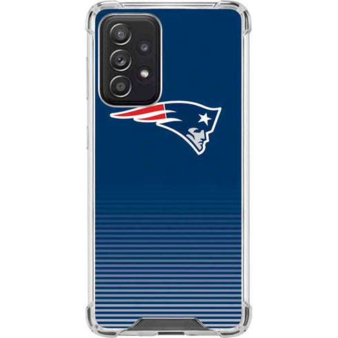 NFL New England Patriots Breakaway Galaxy A52 5G Clear Case
