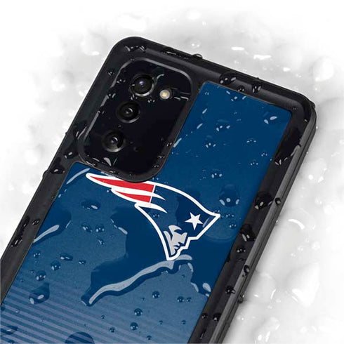 NFL New England Patriots Breakaway Galaxy Note20 5G Waterproof Case