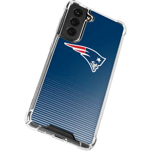 NFL New England Patriots Breakaway Galaxy S21 FE Clear Case