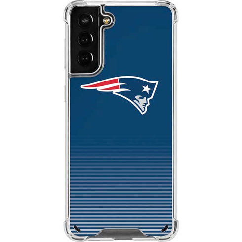 NFL New England Patriots Breakaway Galaxy S21 Plus 5G Clear Case