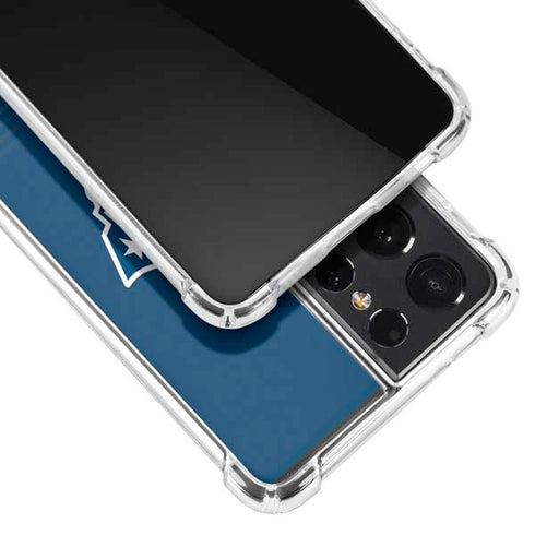 NFL New England Patriots Breakaway Galaxy S21 Ultra 5G Clear Case