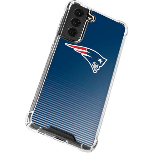NFL New England Patriots Breakaway Galaxy S22 Plus Clear Case