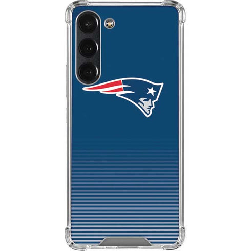 NFL New England Patriots Breakaway Galaxy S23 Plus Clear Case
