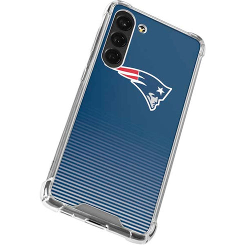NFL New England Patriots Breakaway Galaxy S23 Plus Clear Case