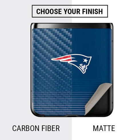 NFL New England Patriots Breakaway Galaxy Z Flip Skin