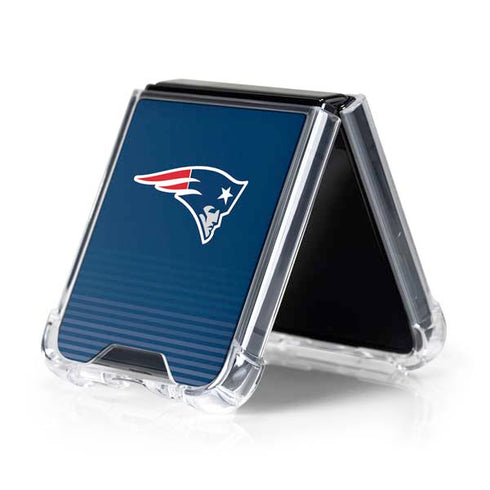 NFL New England Patriots Breakaway Galaxy Z Flip5 5G Clear Case