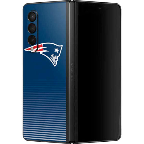 NFL New England Patriots Breakaway Galaxy Z Fold3 5G Skin