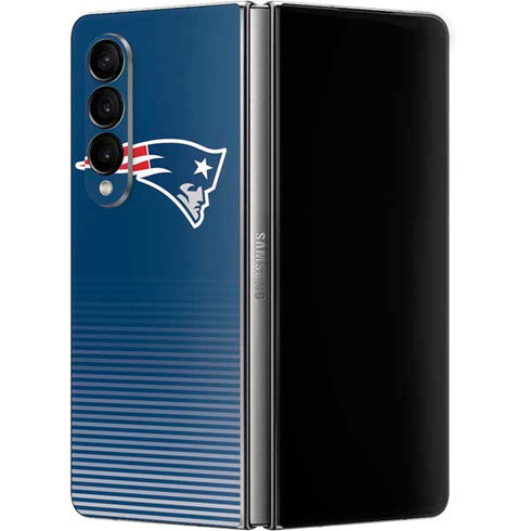NFL New England Patriots Breakaway Galaxy Z Fold4 5G Skin