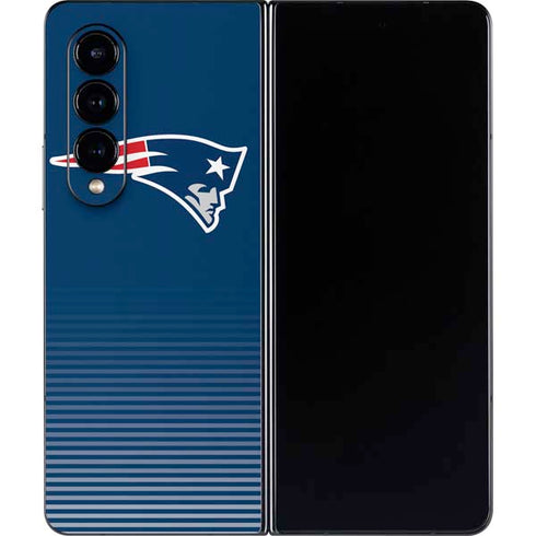 NFL New England Patriots Breakaway Galaxy Z Fold4 5G Skin