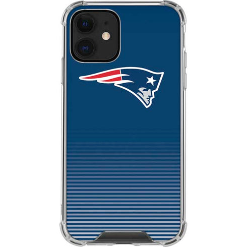 NFL New England Patriots Breakaway iPhone 12 Clear Case