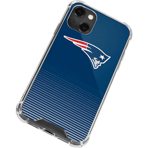 NFL New England Patriots Breakaway iPhone 13 Mini Clear Case