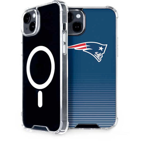 NFL New England Patriots Breakaway iPhone 15 Plus MagSafe Case