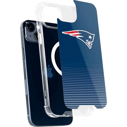NFL New England Patriots Breakaway iPhone 15 Plus MagSafe Case