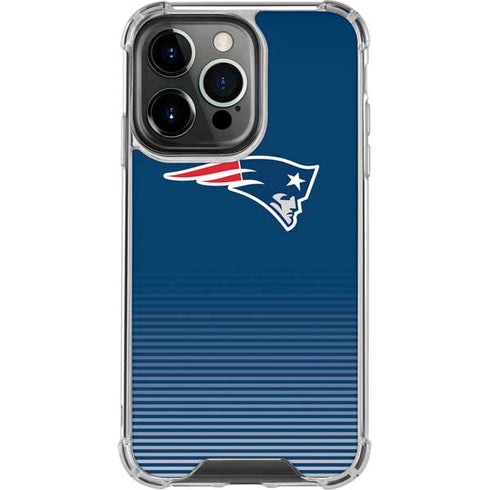 NFL New England Patriots Breakaway iPhone 15 Pro Clear Case