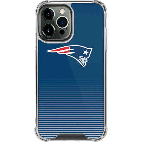 NFL New England Patriots Breakaway iPhone 14 Pro Max Clear Case