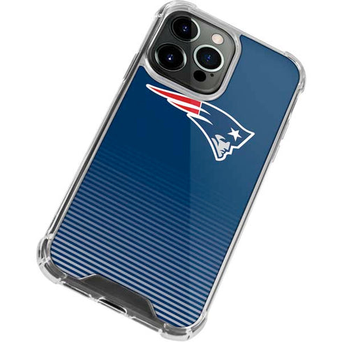 NFL New England Patriots Breakaway iPhone 14 Pro Max Clear Case