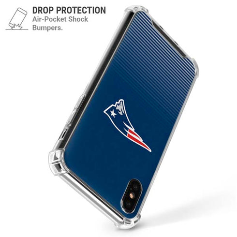 NFL New England Patriots Breakaway iPhone XS Max Clear Case