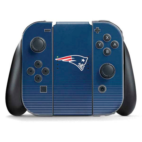 NFL New England Patriots Breakaway Nintendo Switch (2017-2021) Joy-Con Controller Skin