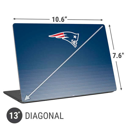 NFL New England Patriots Breakaway Universal Laptop 13in (10.6 x 7.6in) Skin