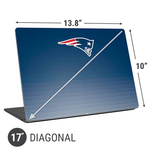 NFL New England Patriots Breakaway Universal Laptop 17in (13.8 x 10in) Skin