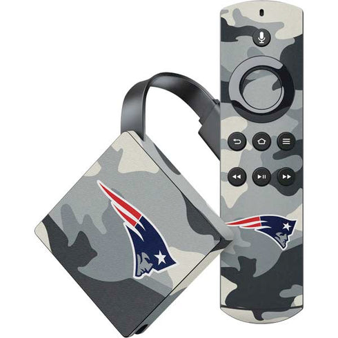 NFL New England Patriots Camo Amazon Fire TV Skin