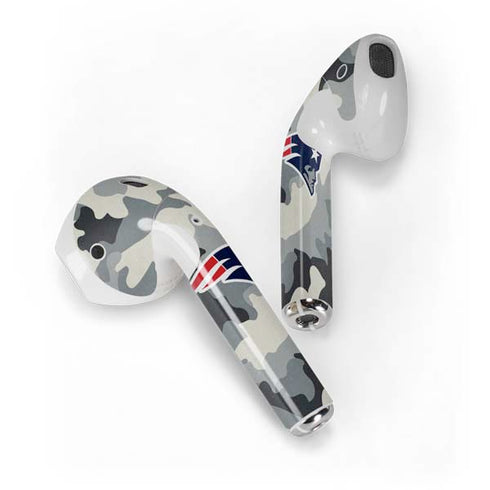 NFL New England Patriots Camo Apple AirPods Skin