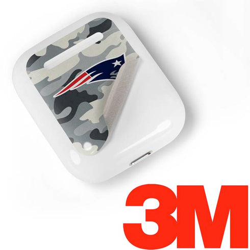 NFL New England Patriots Camo Apple AirPods Skin