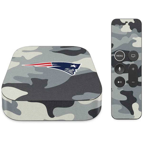 NFL New England Patriots Camo Apple TV Skin
